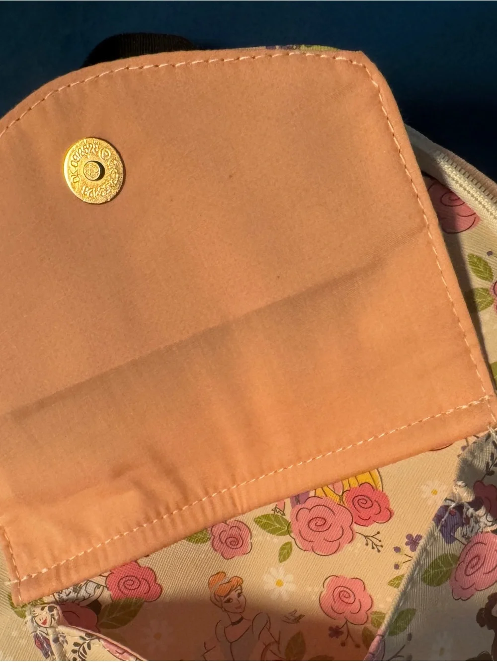 Disney Princess Cream and Pink Floral Mini Backpack